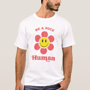 T-shirt Être un homme agréable contre l'intimidation femme