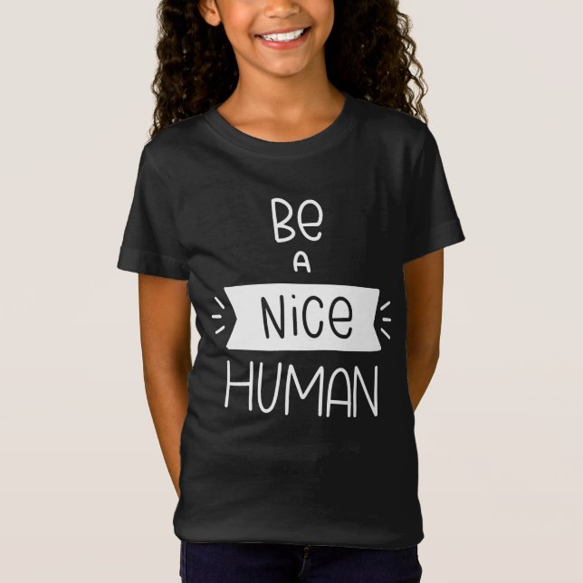 T-Shirt Être un homme gentil (Devant)