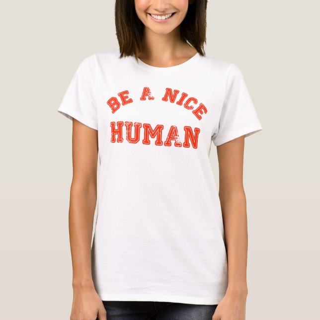 T-shirt Être un homme gentil (Devant)