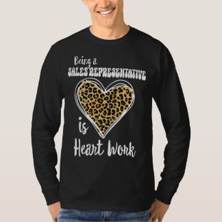 T-shirt Être un représentant commercial est un travail de 