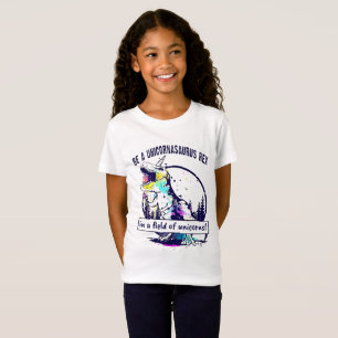 T-Shirt Être Un Rex Unicornasaurus Dans Un Monde De Cuntas