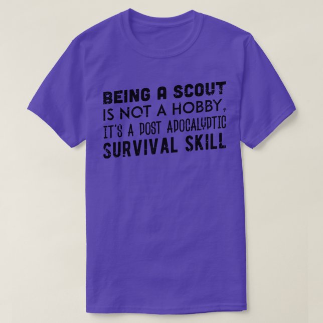 T-SHIRT ÊTRE UN SCOUT N'EST PAS UN HOBBY (Design devant)