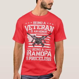 T-shirt Être Un Vétérinaire Est Un Honneur Être Un Grand-P