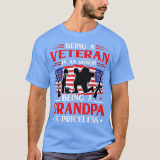 T-shirt Être Un Vétérinaire Est Un Honneur Être Un Grand-P