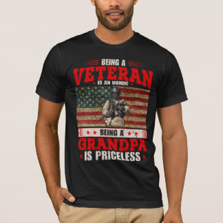 T-shirt Être Un Vétérinaire Est Un Honneur Être Un Grand-P