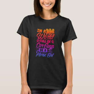 T-shirt Être une fille de cheval Cavalier Équestre