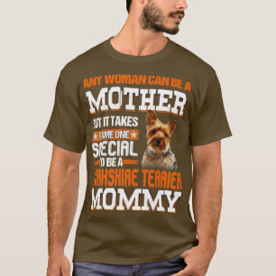 T-shirt Être une maman du Yorkshire terrier