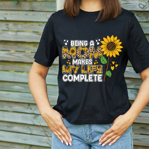 T-shirt Être une maman fait de ma vie la fête des mères