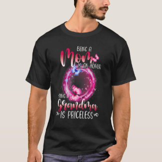 T-shirt Être Une Mère Est Honneur Être Une Grand-Mère Est