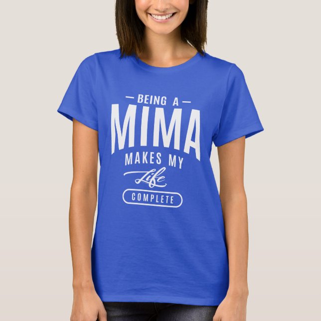 T-shirt Être une Mima (Devant)