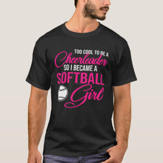 T-shirt être une pom-pom girl alors je suis devenue une fi