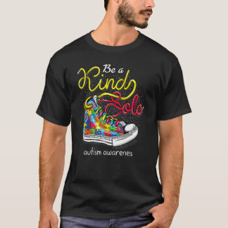 T-shirt Être une semelle gentille Autisme Sensibilisation 
