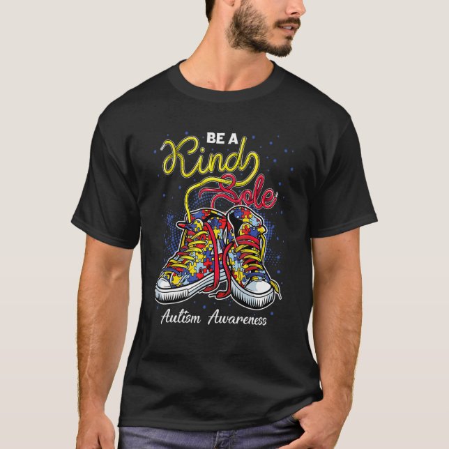 T-shirt Être Une Sensibilisation sur l'autisme Sole Genre  (Devant)