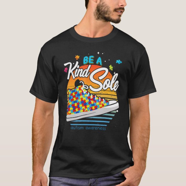 T-shirt Être une Sensibilisation sur l'autisme unique en n (Devant)