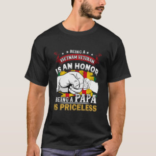 T-shirt Être Vétérinaire Du Vietnam Est Un Honneur Êtr