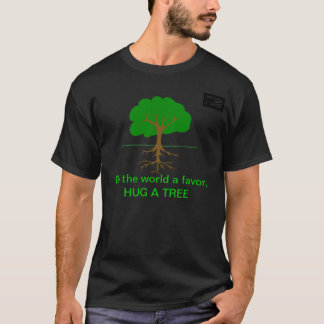 T-shirt étreignez un arbre