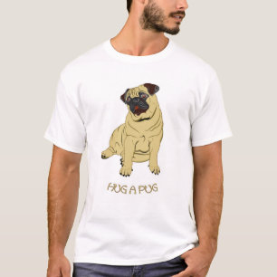 T-shirt Étreignez un carlin