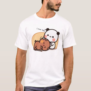 T-shirt étreinte de panda