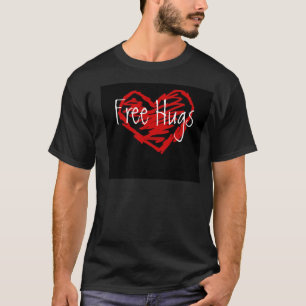 T-shirt étreintes sans titre et libres