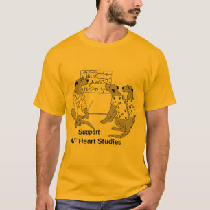 T-shirt Étude de base du coeur des hommes