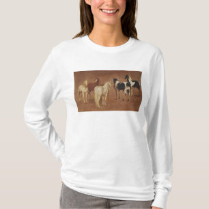 T-shirt Étude de cinq chevaux
