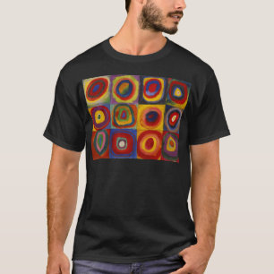 T-shirt Étude de couleur des cercles Carré par Kandinsky