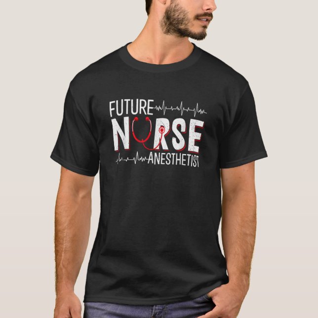 T-shirt Étude de l'école de soins infirmiers CRNA (Devant)