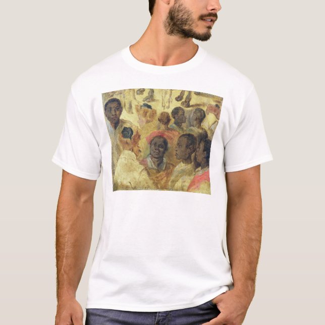 T-shirt Étude des têtes maures (Devant)