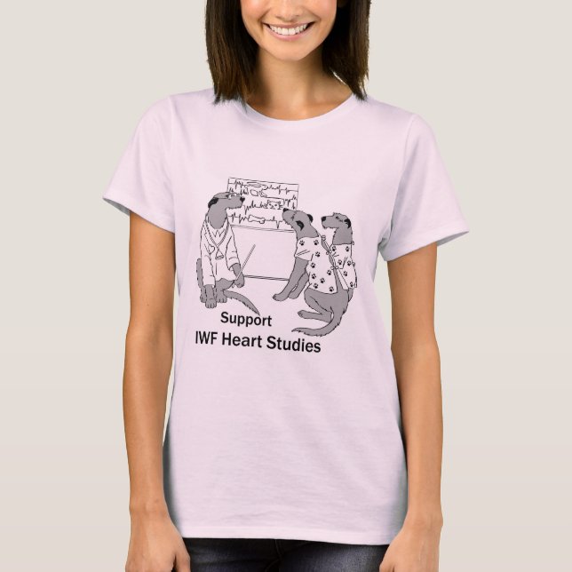 T-shirt Étude du coeur des femmes (Devant)