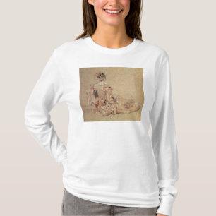 T-shirt Étude d'une femme vue du dos, 1716-18