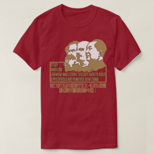T-shirt Étude Marxisme-Léninisme-Mao Zedong Pensée dur