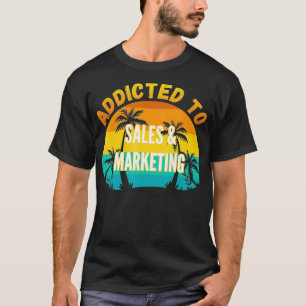 T-shirt Études collégiales accoutumées au marketing des ve