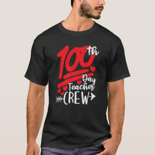 T-shirt Étudiant 100e jour de l'équipe enseignant Happy 10