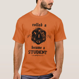 T-shirt Étudiant à roulement malchanceux