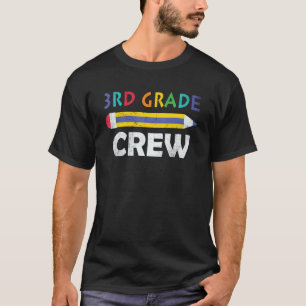 T-shirt Étudiant Cool de 3e année de l'équipe de retour à 