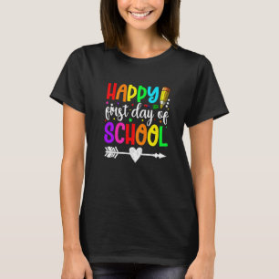 T-shirt Étudiant de la rentrée scolaire  Premier jour d'éc