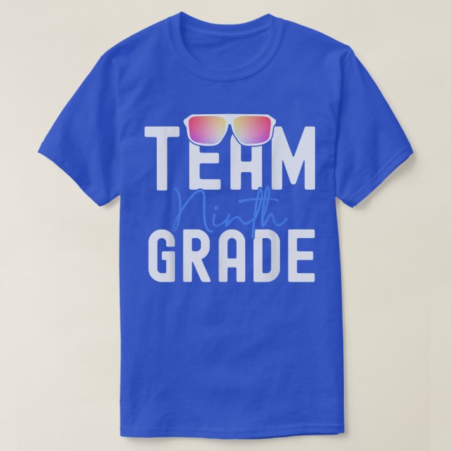 T-shirt Étudiant De L'Équipe De Neuvième Année De L'Équipe (Design devant)