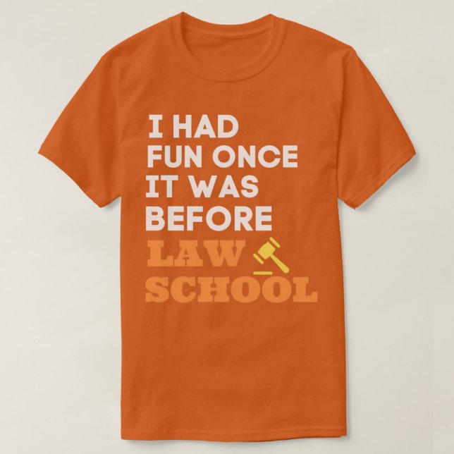 T-shirt Étudiant en droit 2 (Design devant)
