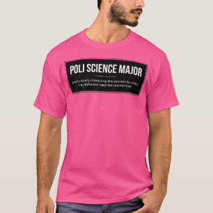 T-shirt Étudiant en science politique drôle pour étudiant 