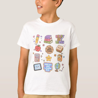 T-shirt Étudiant étudiant collage scolaire mignon