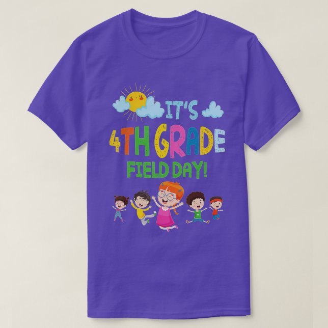T-shirt Étudiant Senior C'est 4e année de terrain de jour  (Design devant)