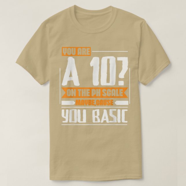 T-shirt Étudiante Chimie Sciences École Femmes Hommes (Design devant)