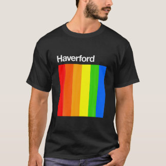 T-shirt Étudiants de l'Université Haverford Colours