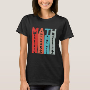 T-shirt Étudiants en mathématiques École de jumelage Scien