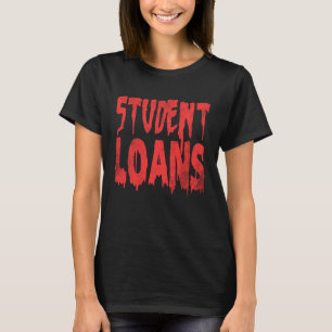 T-shirt Étudiants Prêts Paiement Halloween Costume Idée Gr