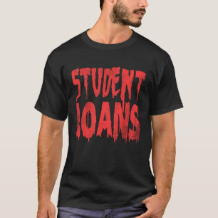 T-shirt Étudiants Prêts Paiement Halloween Costume Idée Gr