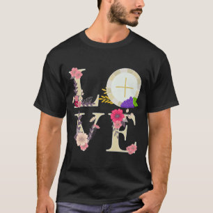 T-shirt Eucharistie Hôte Catholique 1ère Sainte Communion 