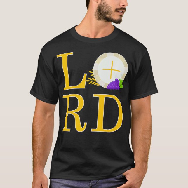 T-shirt Eucharistie Seigneur Jésus 1ère sainte communion G (Devant)