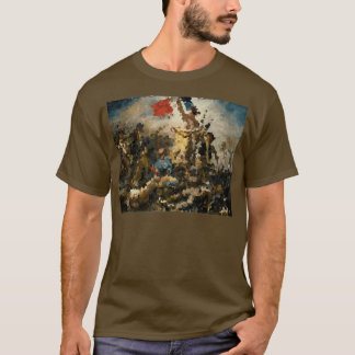 T-shirt Eugne Delacroix Liberty à la tête du peuple Pixela