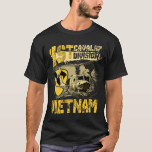 T-shirt Euh1 Huey 1ère division de cavalerie Viêt Nam Vété